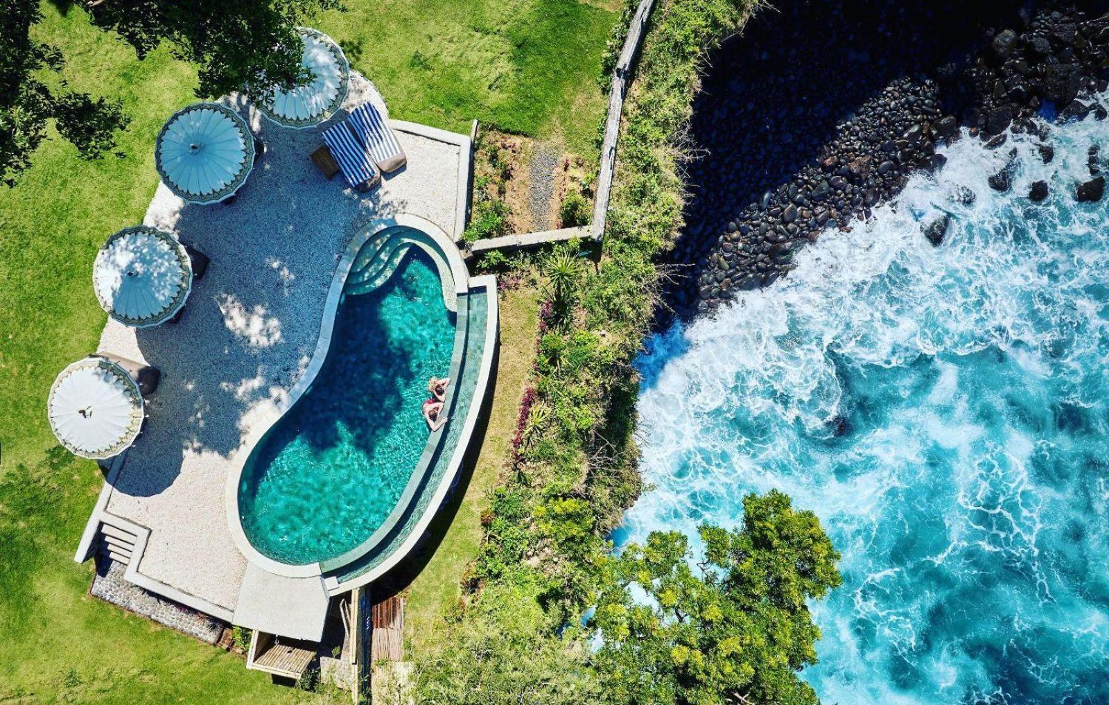 Bali Cliff Glamping Hotell Seraya Exteriör bild