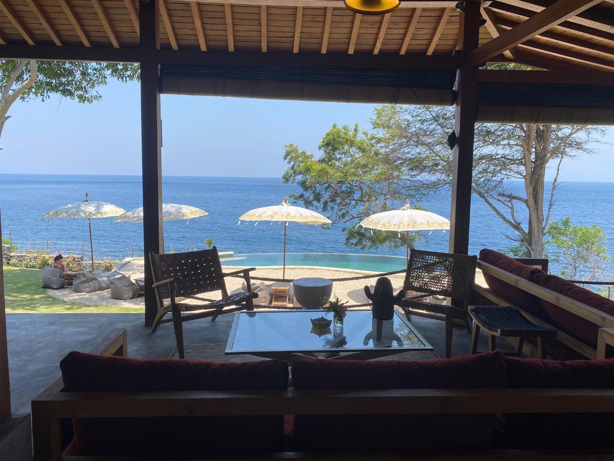 Bali Cliff Glamping Hotell Seraya Exteriör bild